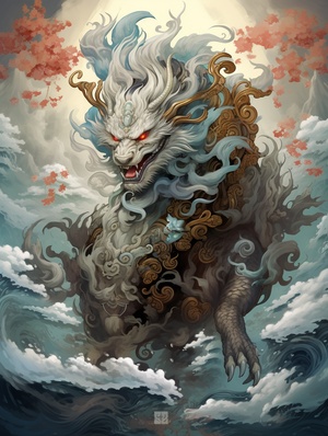 Kirin: The righteous beast, its extraordinary characteristics and the quality of doing things justly at the right time make it more consistent with righteousness. In addition, Qilin can also be regarded as the brother of Haezhi, and Haezhi is a symbol of justice and bravery, so Qilin also conforms to the virtue of righteousness.