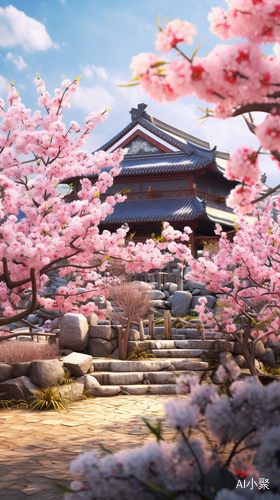 Enchanting Peach Blossoms in a Chinese Fairyland