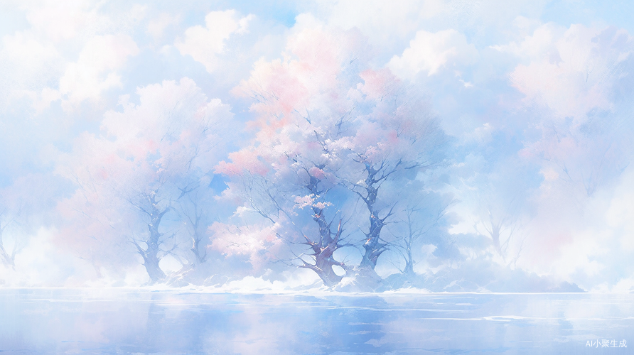 白色系梦幻大场景