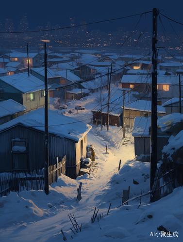 冬夜雪顶小镇：风格交织的电影舞台