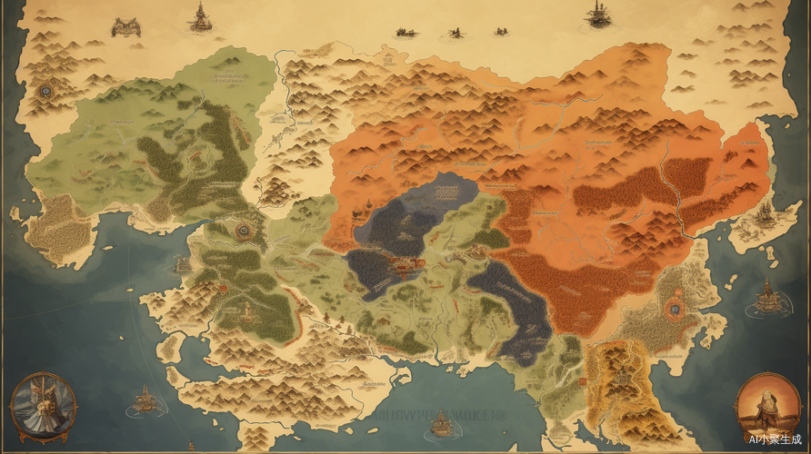 三国鼎立地图