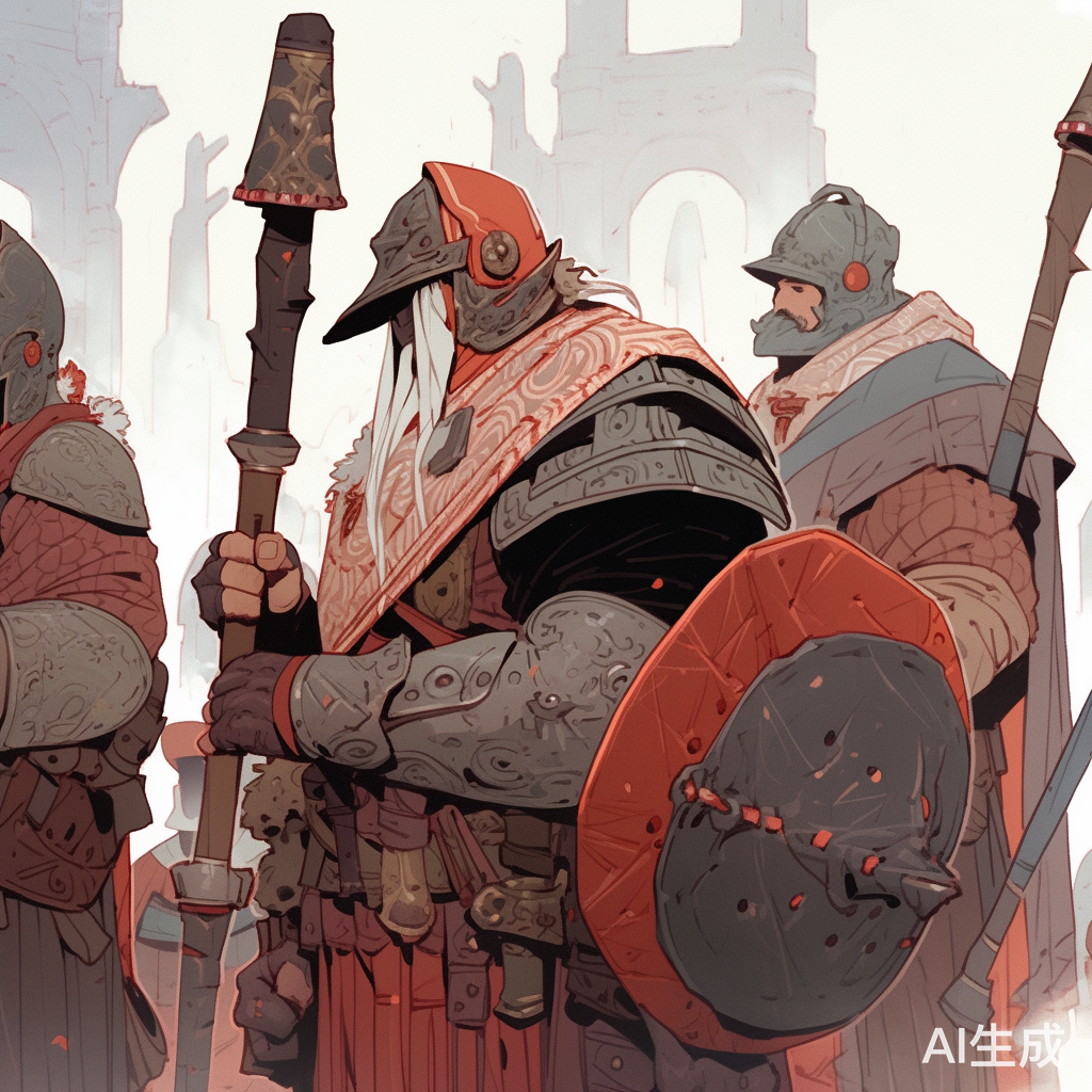 古代官兵血战古街道