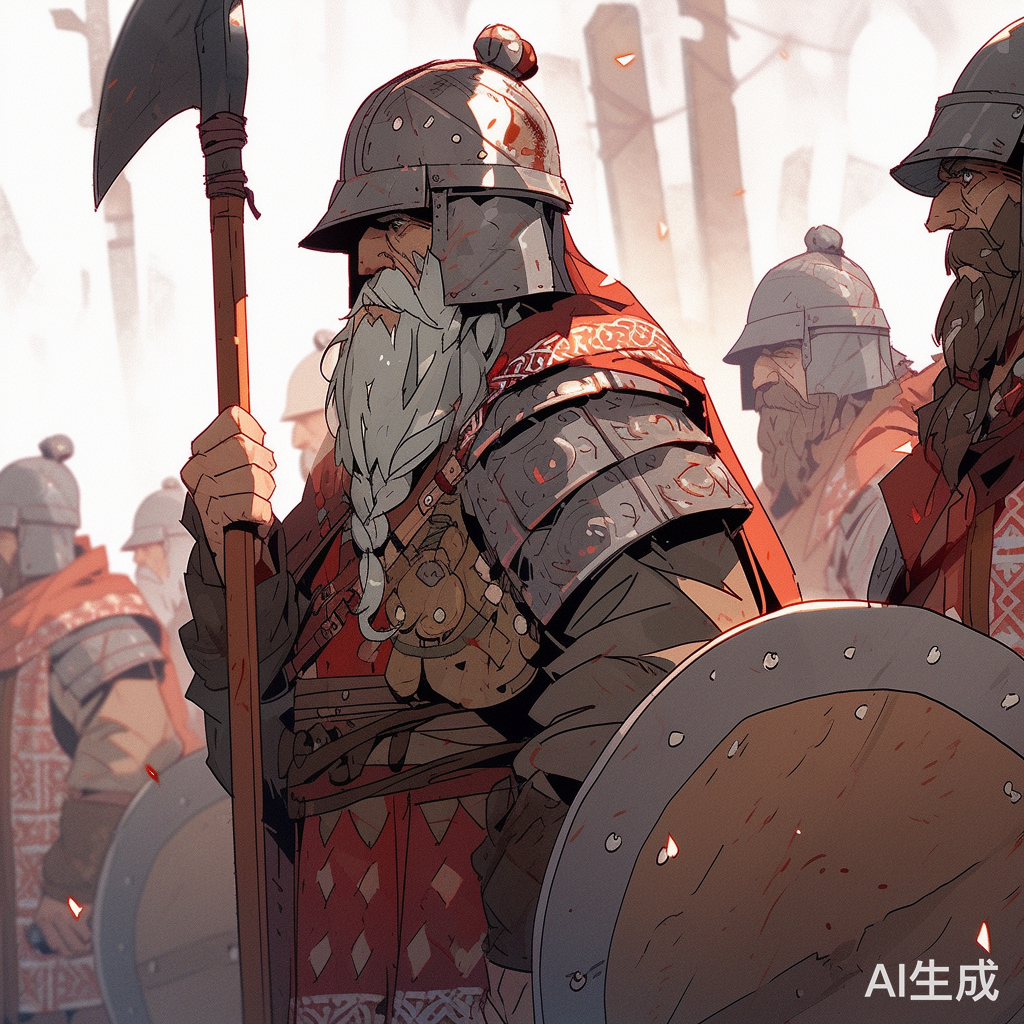 古代官兵血战古街道