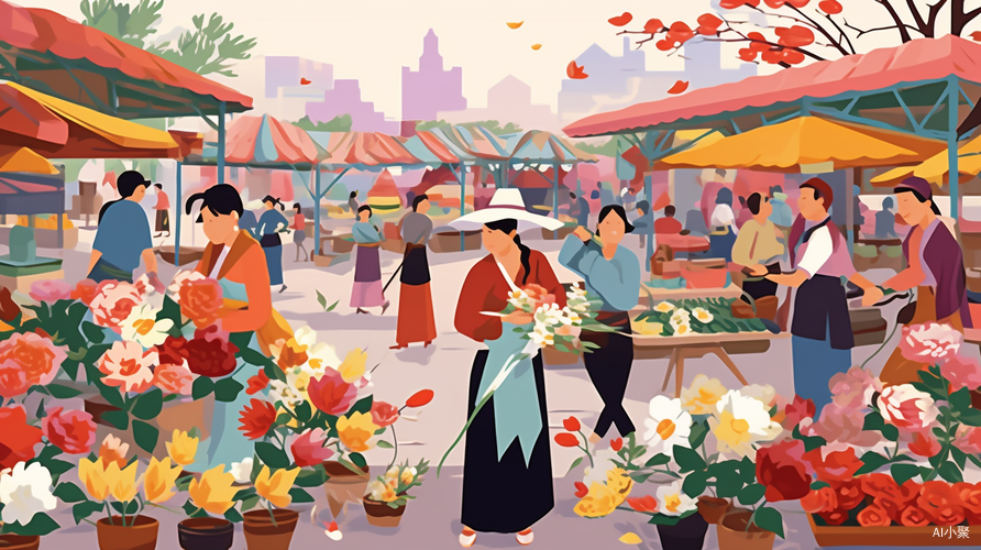 Exuberant Flower Market