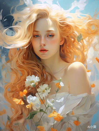 Dreamy and Imaginative: Magali Villeneuve's Floral Fresco