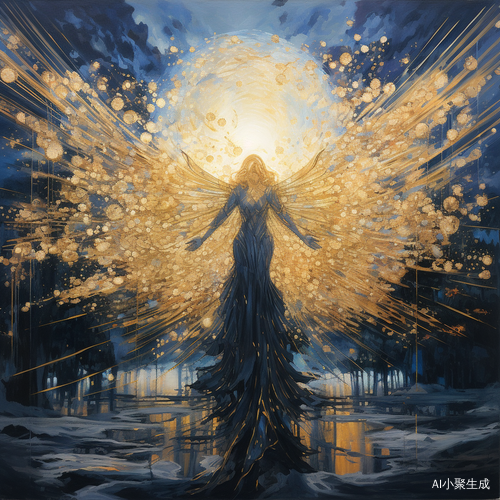 光之天使的发光海景-色彩设计与梦幻氛围