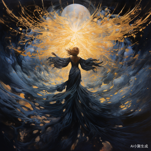 光之天使的发光海景-色彩设计与梦幻氛围