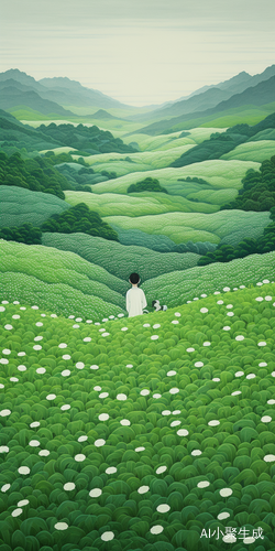 Small Man in Stasia Burrington-inspired Vivid Dreamscapes