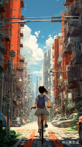 城市街头独特风景线