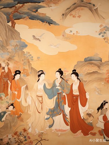 敦煌壁画飞天