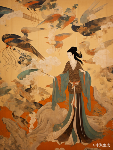 敦煌壁画飞天