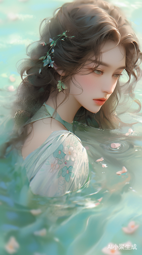 冷艳中添妩媚，美若初见