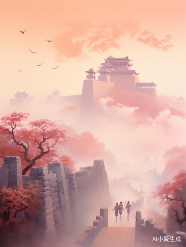 Ancient City Wall: Traditional Chinese Landscape Walk