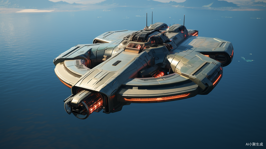 流线型浮空艇的武器展示
