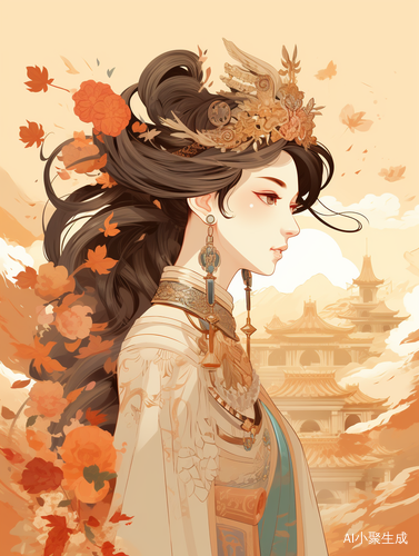 敦煌神女风金灿灿