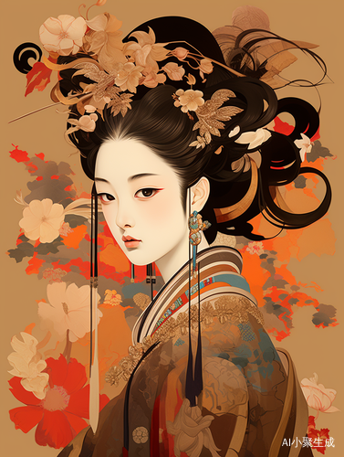 敦煌神女风金灿灿