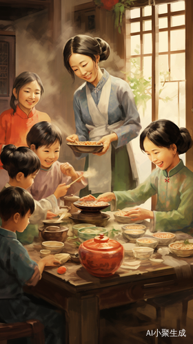 春节家庭团聚