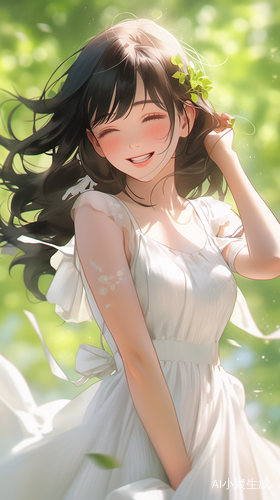 动漫女孩-暖阳之美