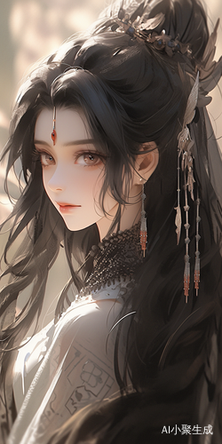 中国美少女的迷人眼神和细腻肌肤