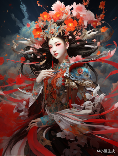AI绘画｜国潮戏剧之美，美到窒息