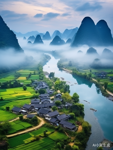 Guilin's Breathtaking Landscape and Remote Reality Show