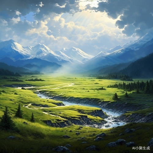 夏季草原风景