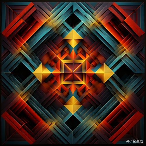几何图案的错综复杂与多维光影