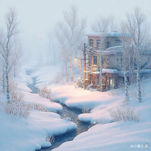 下起了大雪，大雪紛飛