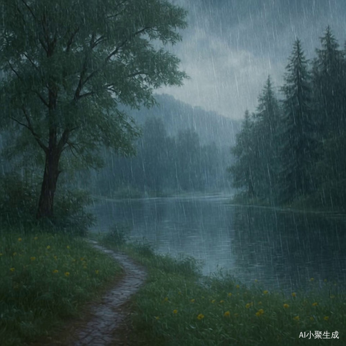 风吹草动，树叶动，下雨，水面有水花