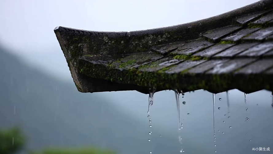 下雨的屋檐